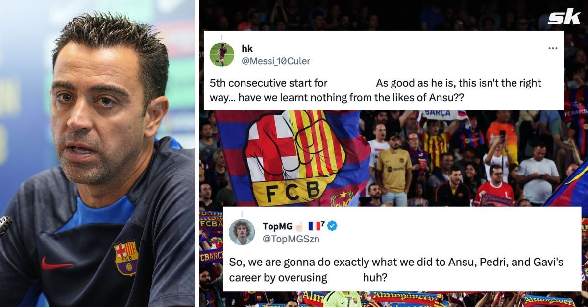Barcelona fans question Xavi
