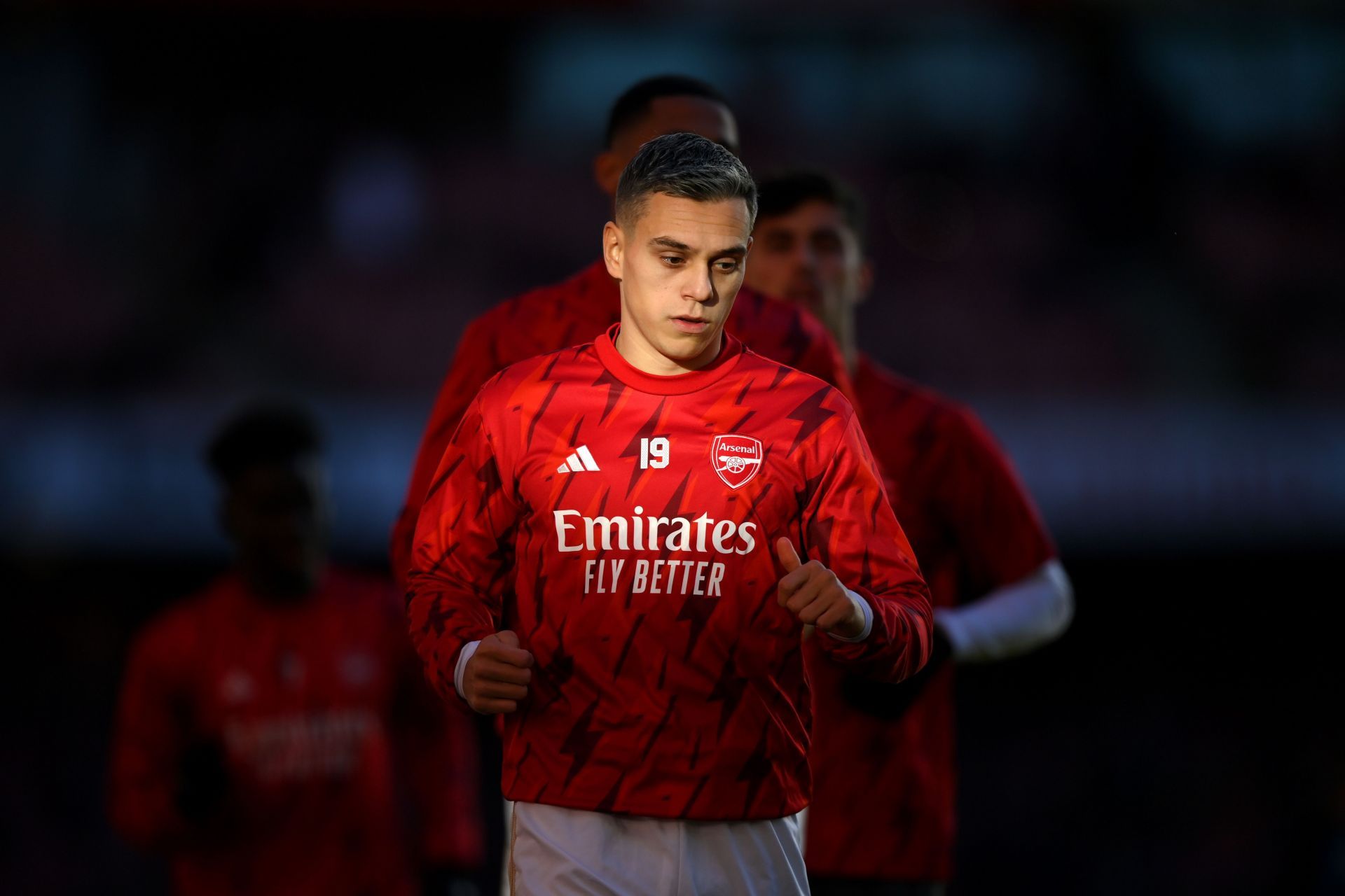 Leandro Trossard has spent a year with the Gunners.