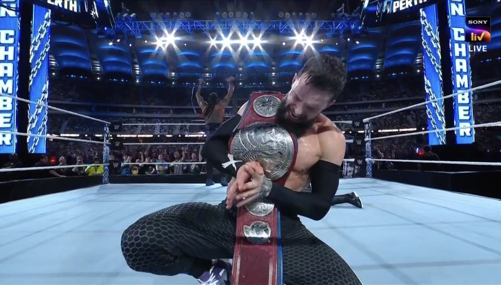 Finn Balor at WWE Elimination Chamber 2024