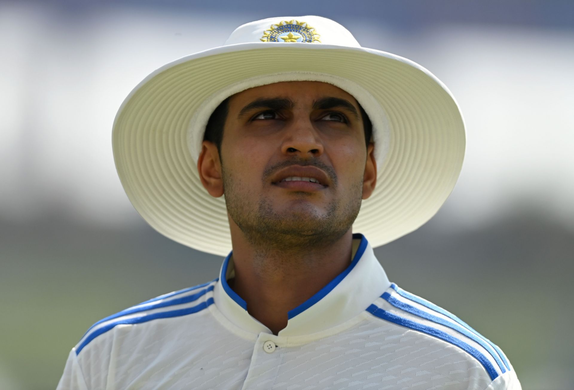 Shubman Gill pictured: India v England - 3rd Test Match: Day Three