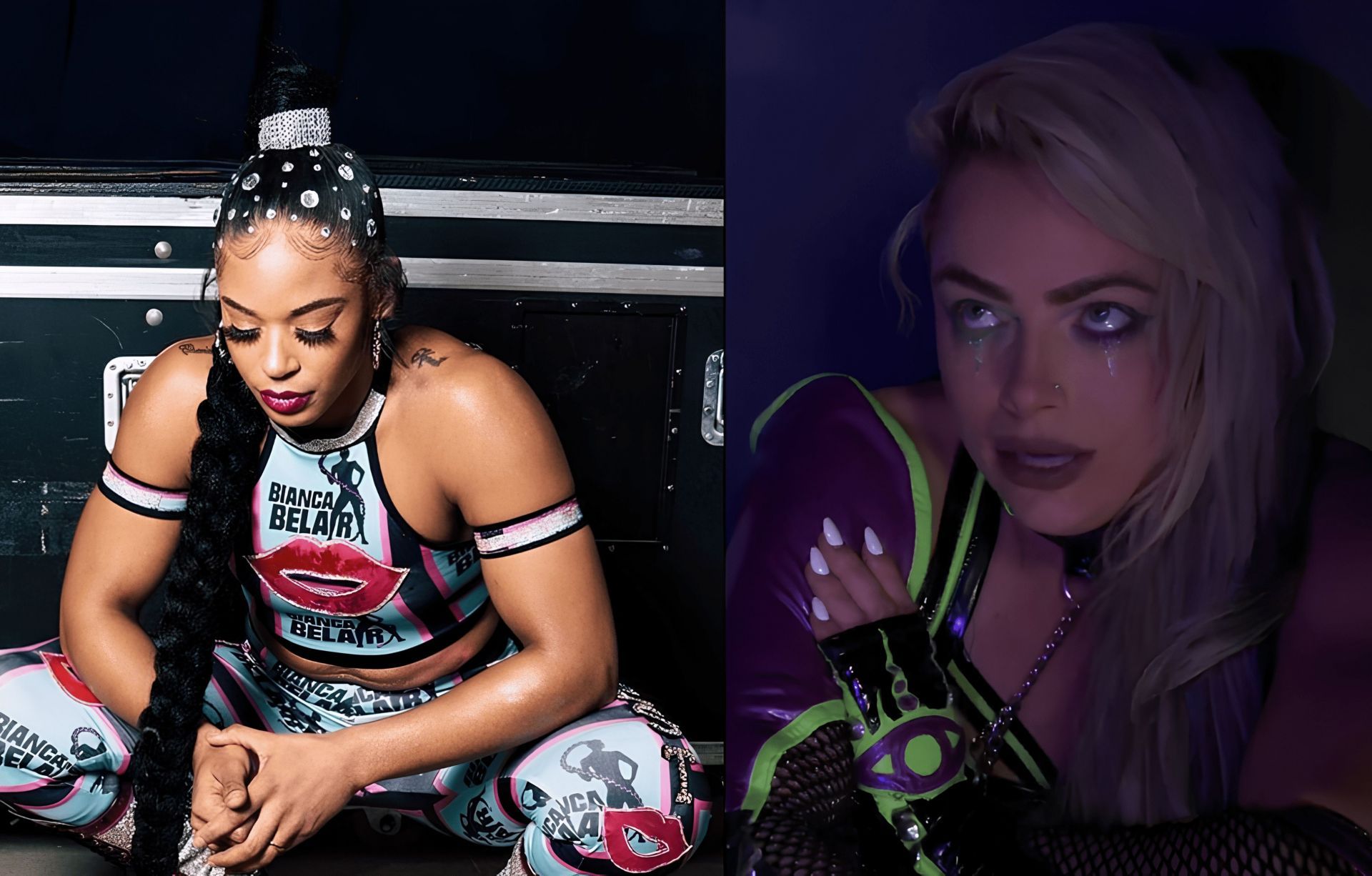 Bianca Belair(left) and Liv Morgan(right)