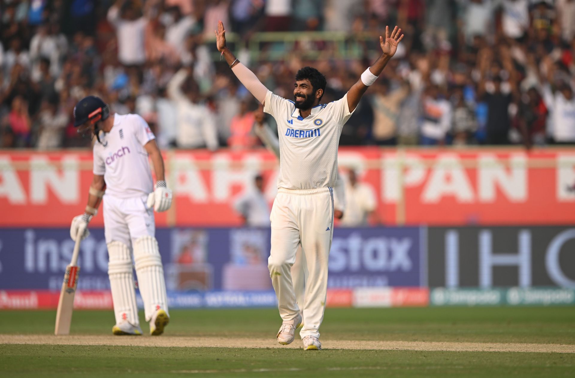 Bumrah single-handedly wrecked England&#039;s batting lineup in the first innings.