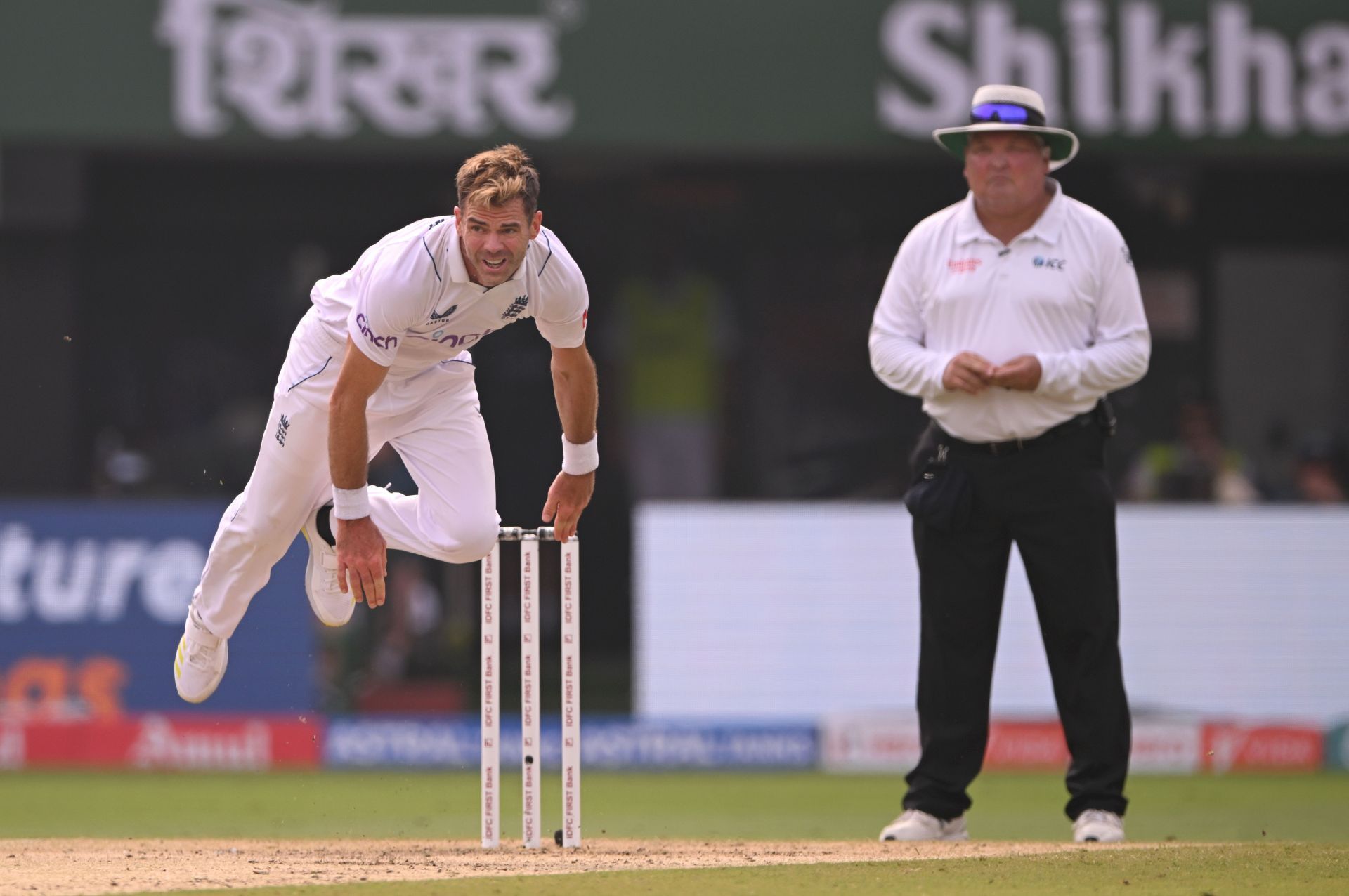 James Anderson picked up five wickets in the Visakhapatnam Test. [P/C: Getty]