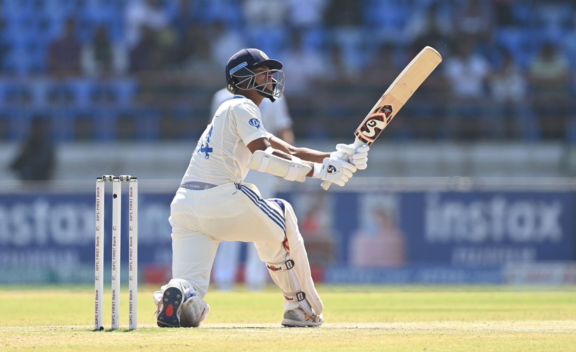 Yashasvi Jaiswal struck 14 fours and 12 sixes during his innings. [P/C: Getty]
