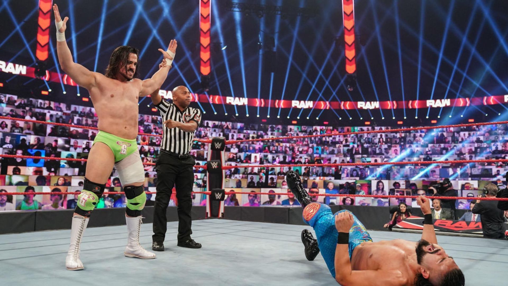 Angel defeated Andrade in his last bout on RAW