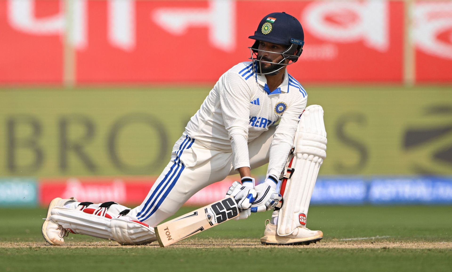 Rajat Patidar made his Test debut in Visakhapatnam. (Pic: Getty Images)