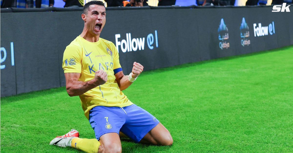 Cristiano Ronaldo reacts to Al-Nassr