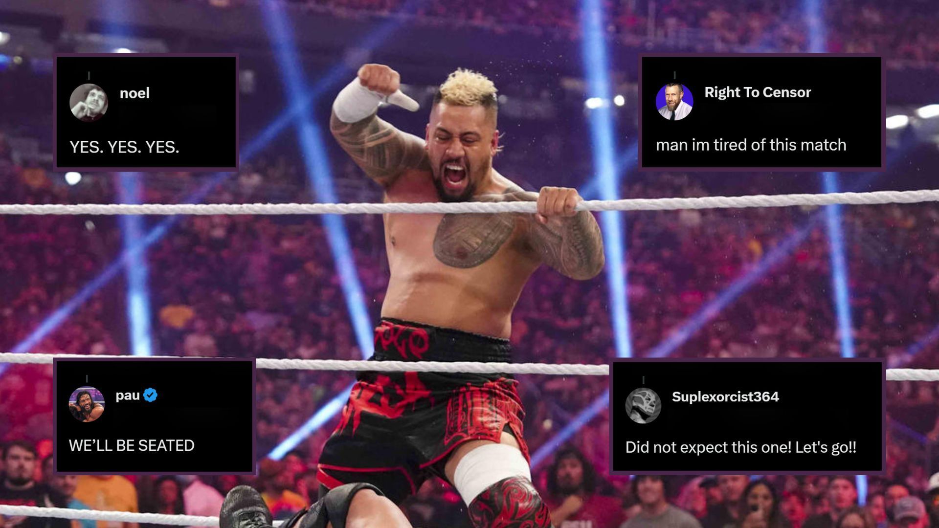 Solo Sikoa at WWE Royal Rumble 2024!