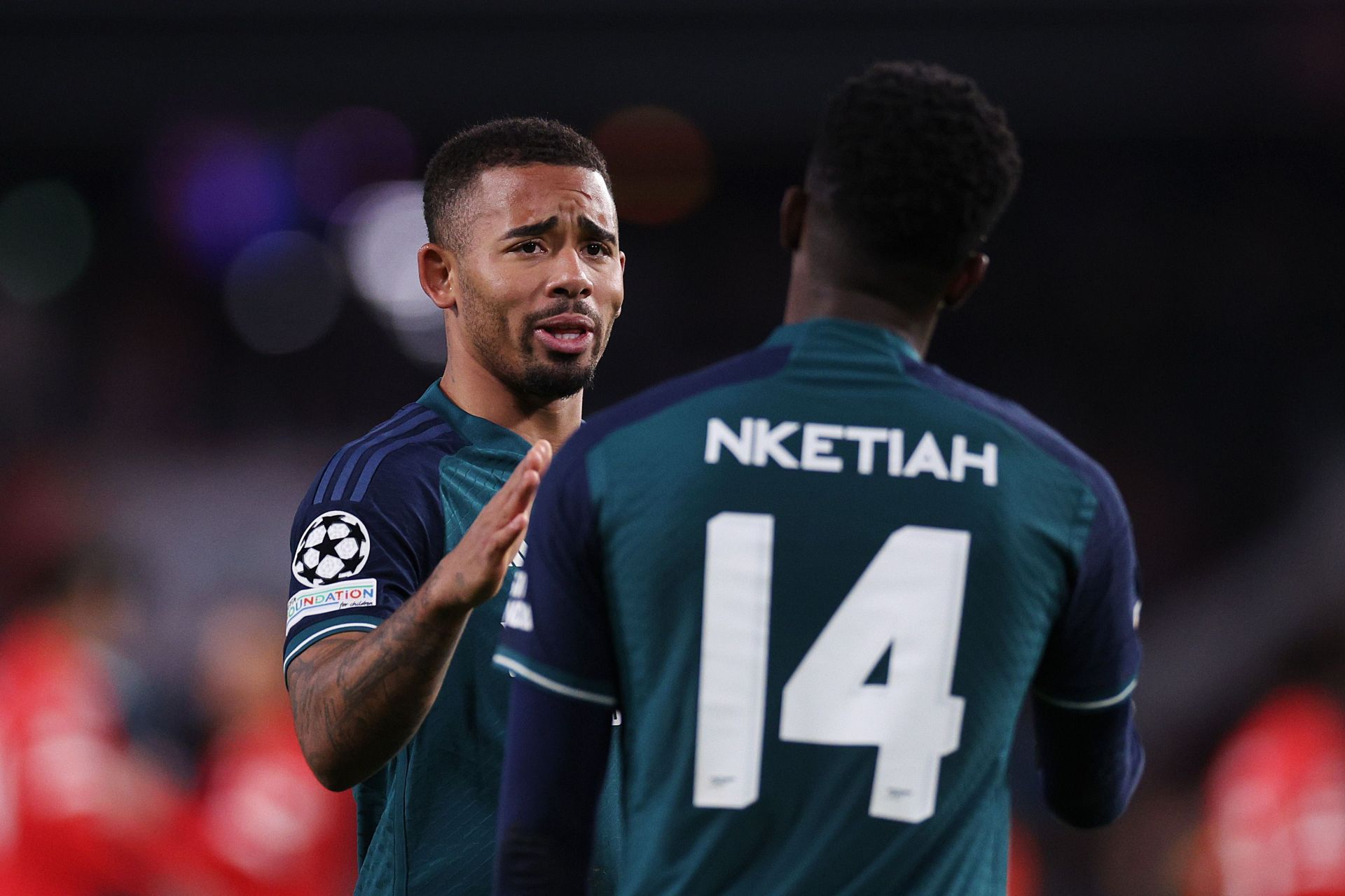 Gabriel Jesus and Eddie Nketiah are Arsenal&#039;s current forward options.