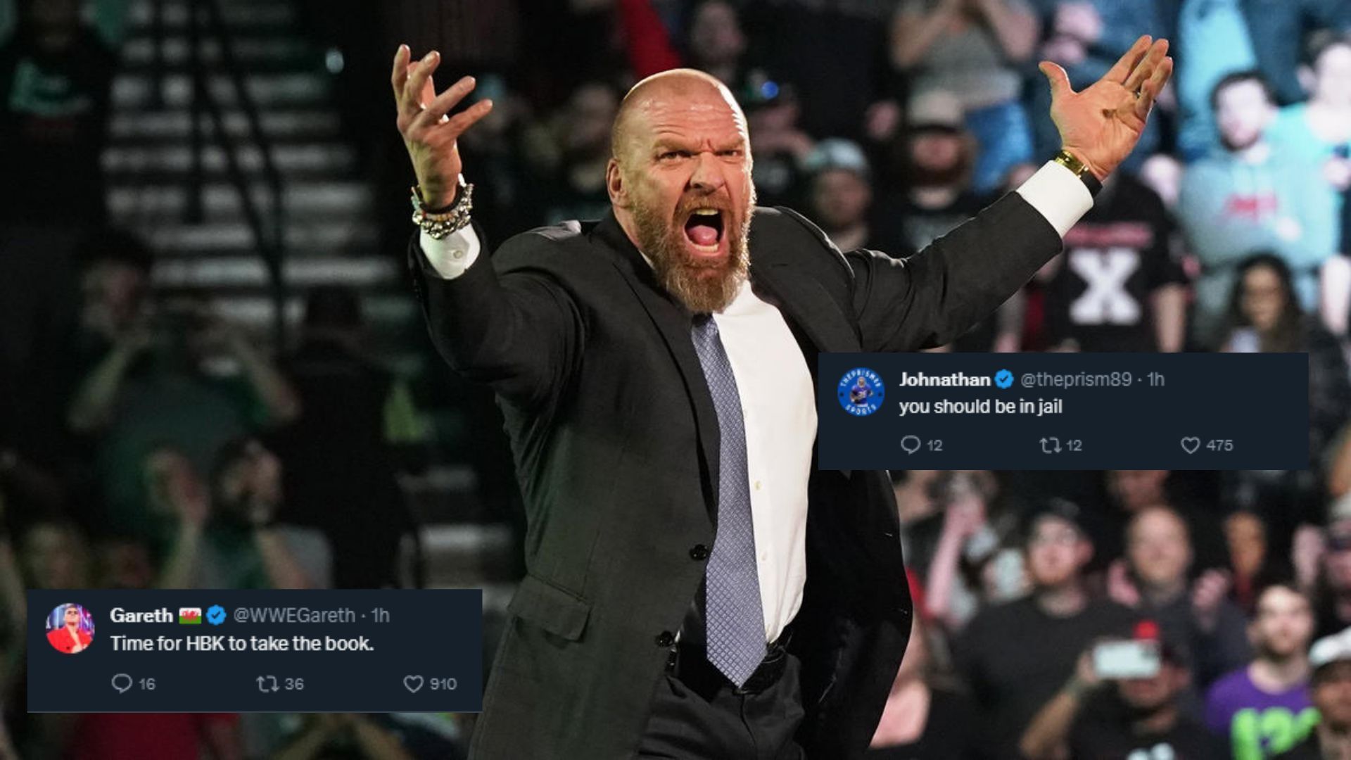 Triple H has come under attack on social media