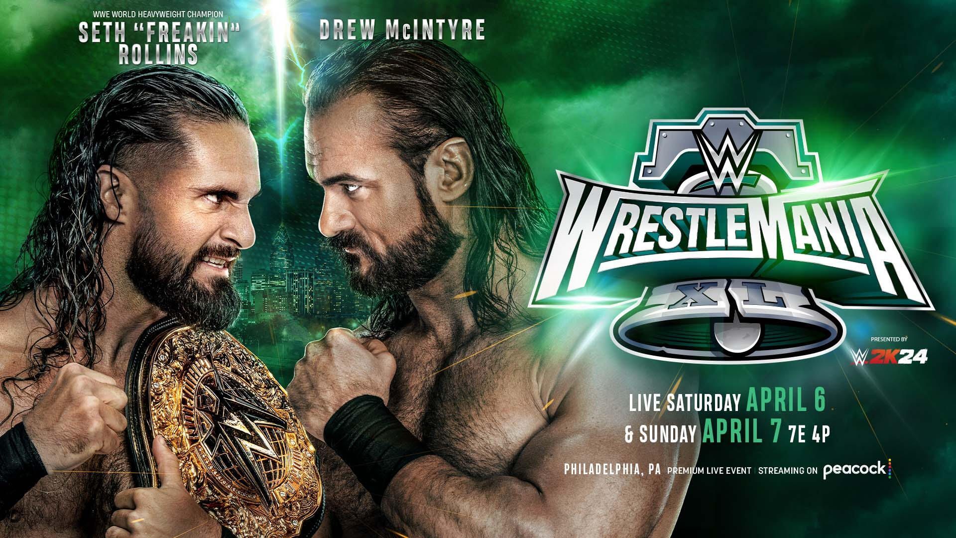 The World Heavyweight Championship match for WrestleMania 40 is official
