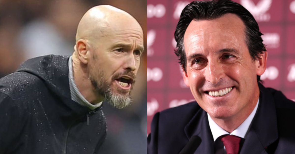 [L-to-R] Erik ten Hag and Unai Emery.