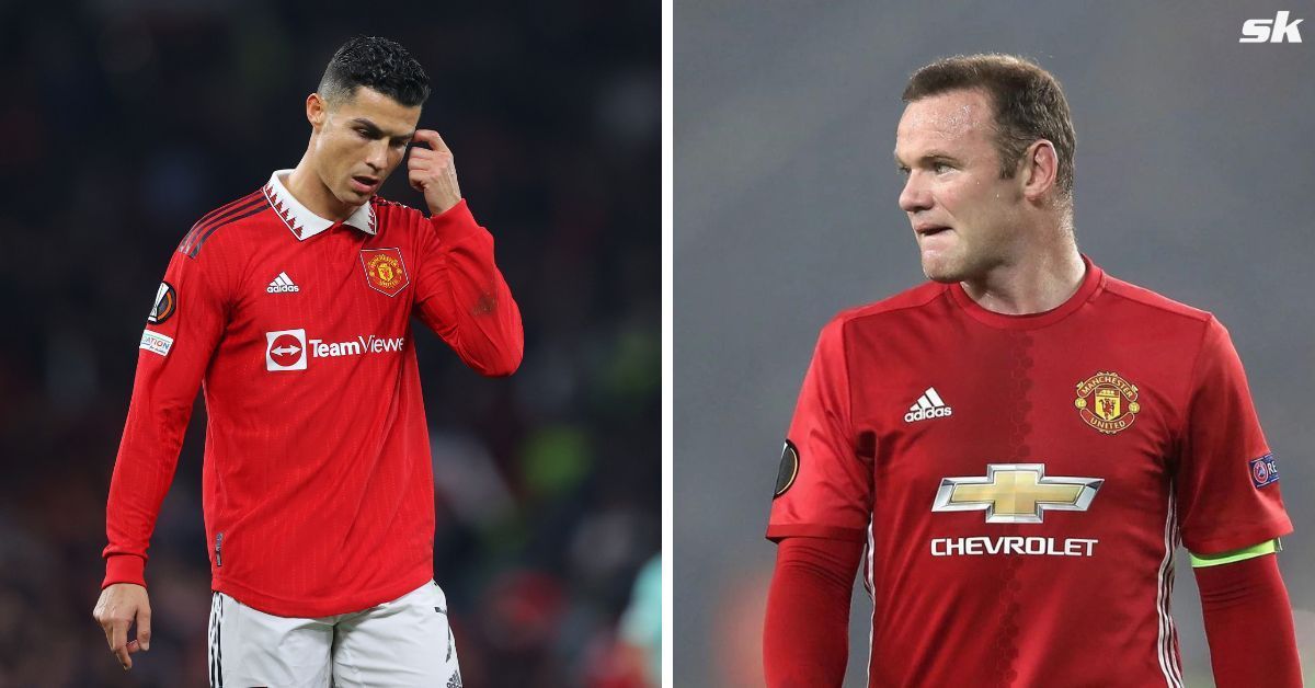 Wayne Rooney and Cristiano Ronaldo 