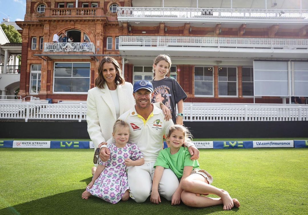 David Warner Family