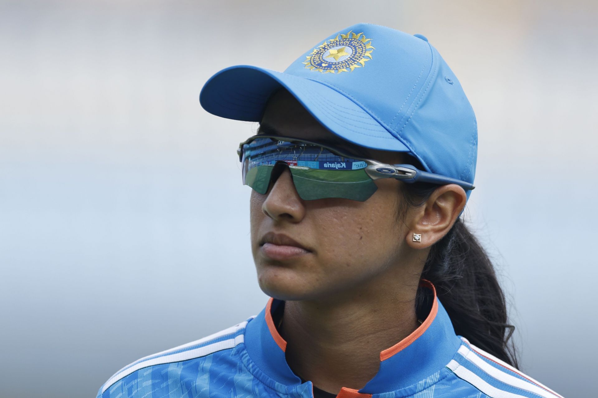 Smriti Mandhana looks on: India v Australia - Women's ODI: Game 3