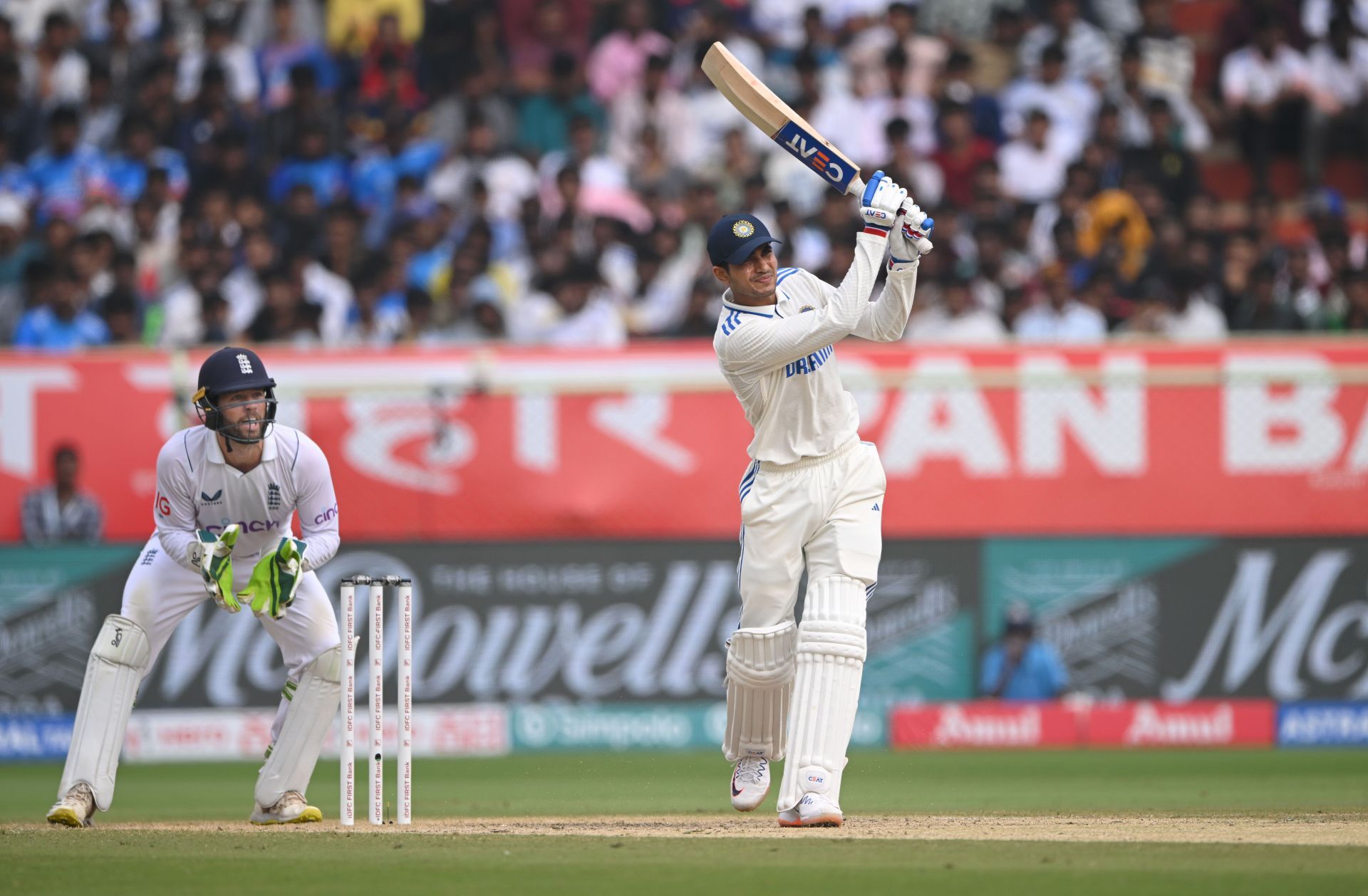 Shubman Gill was the only Indian batter to make a substantial contribution in the second innings of the second Test. [P/C: BCCI]