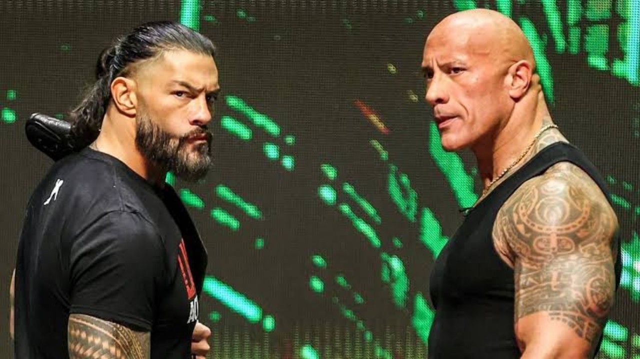 अनडिस्प्यूटेड WWE यूनिवर्सल चैंपियन रोमन रेंस और द रॉक