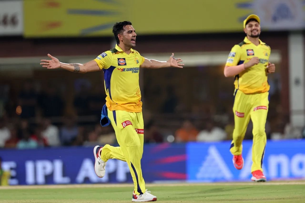 Deepak Chahar has picked up three wickets in IPL 2024 [Image Courtesy: iplt20.com]