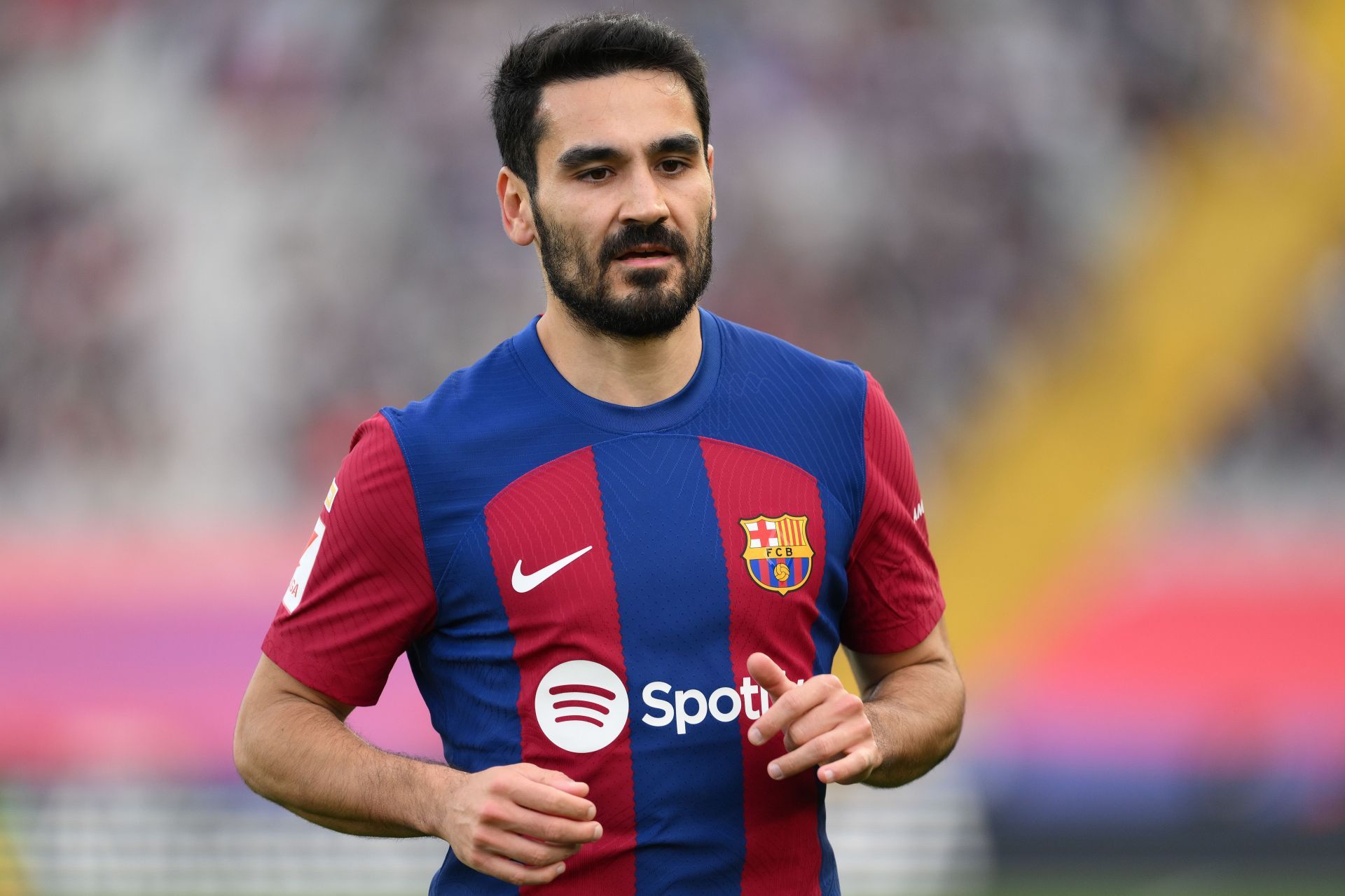 Ilkay Gundogan has been a hit at the Camp Nou this season.