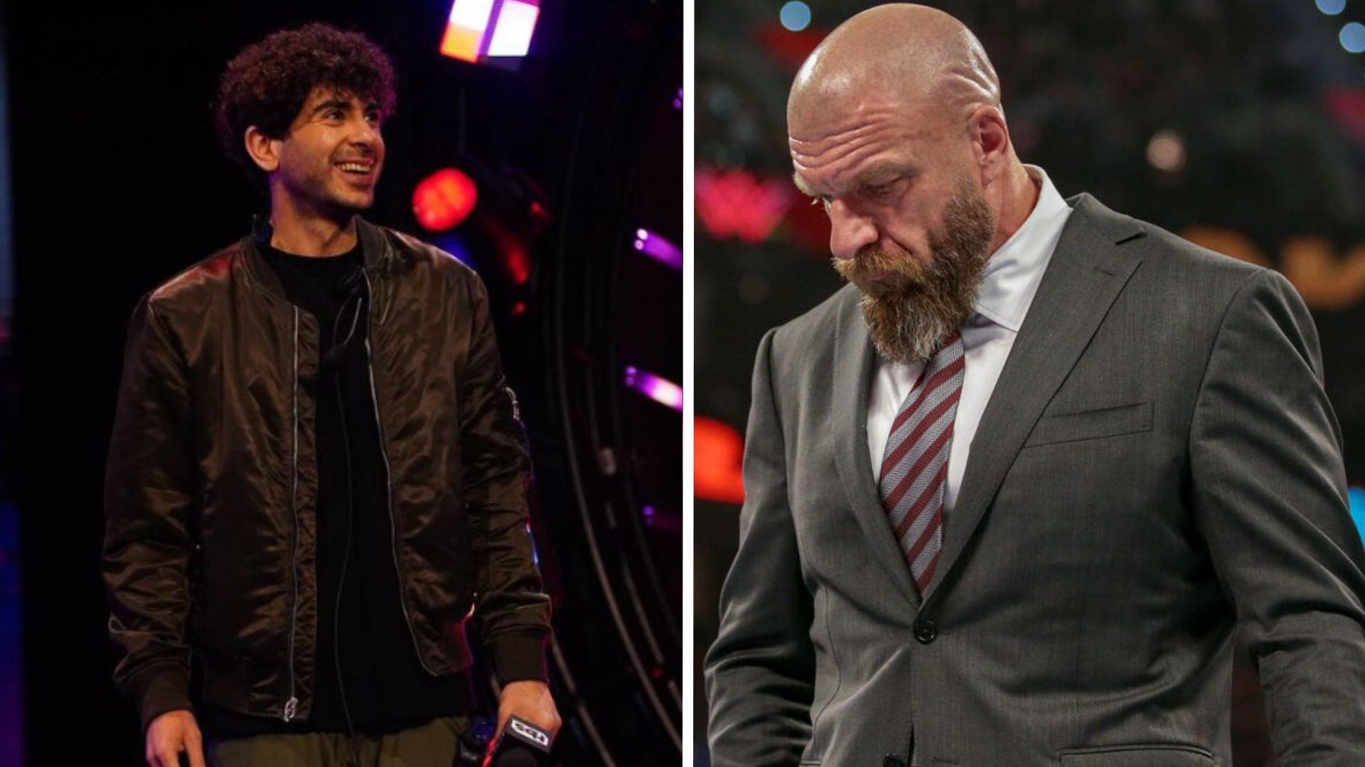 Triple H leads the creative side of WWE, while Tony Khan on AEW