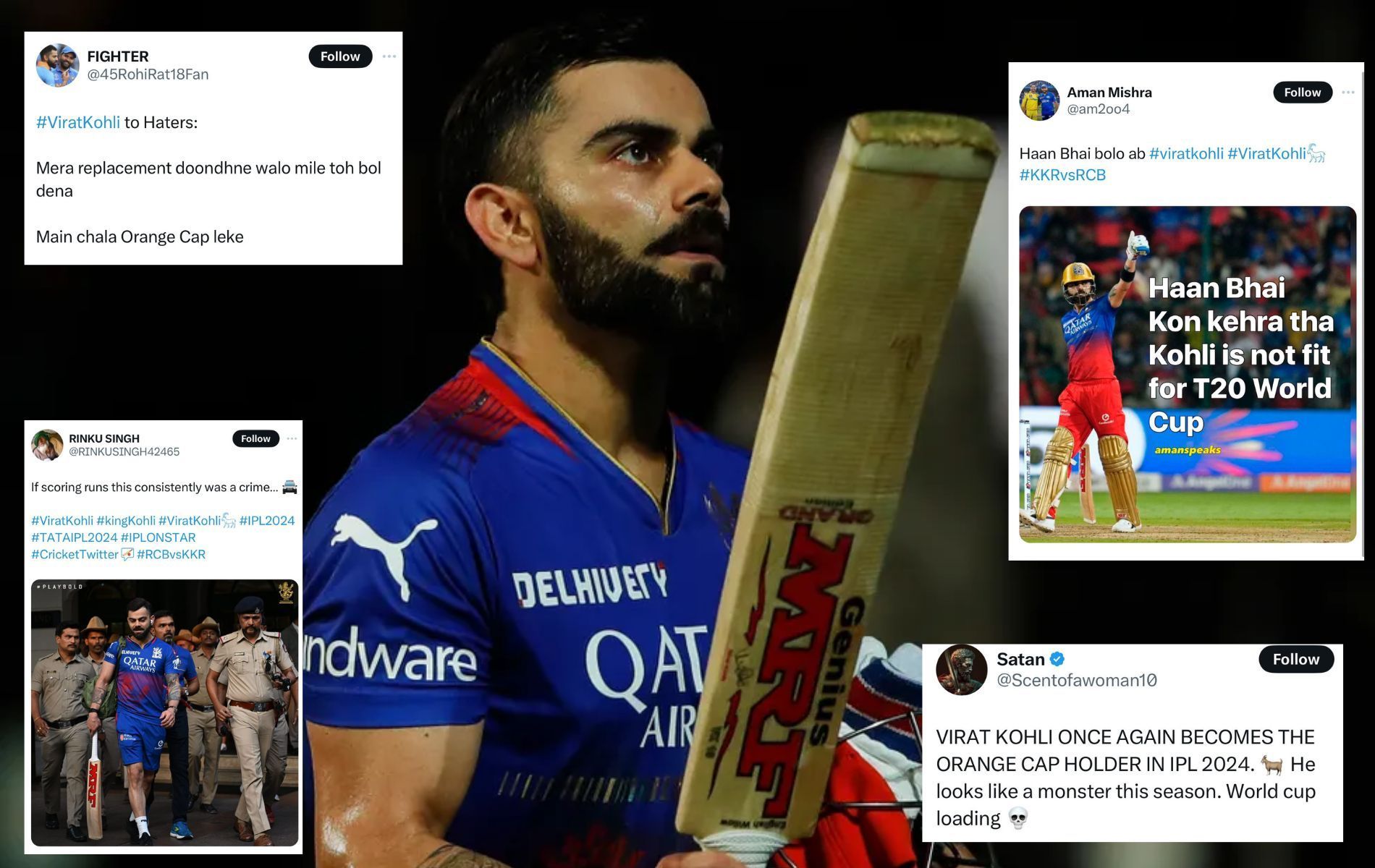 Virat Kohli has been in great form in IPL 2024.
