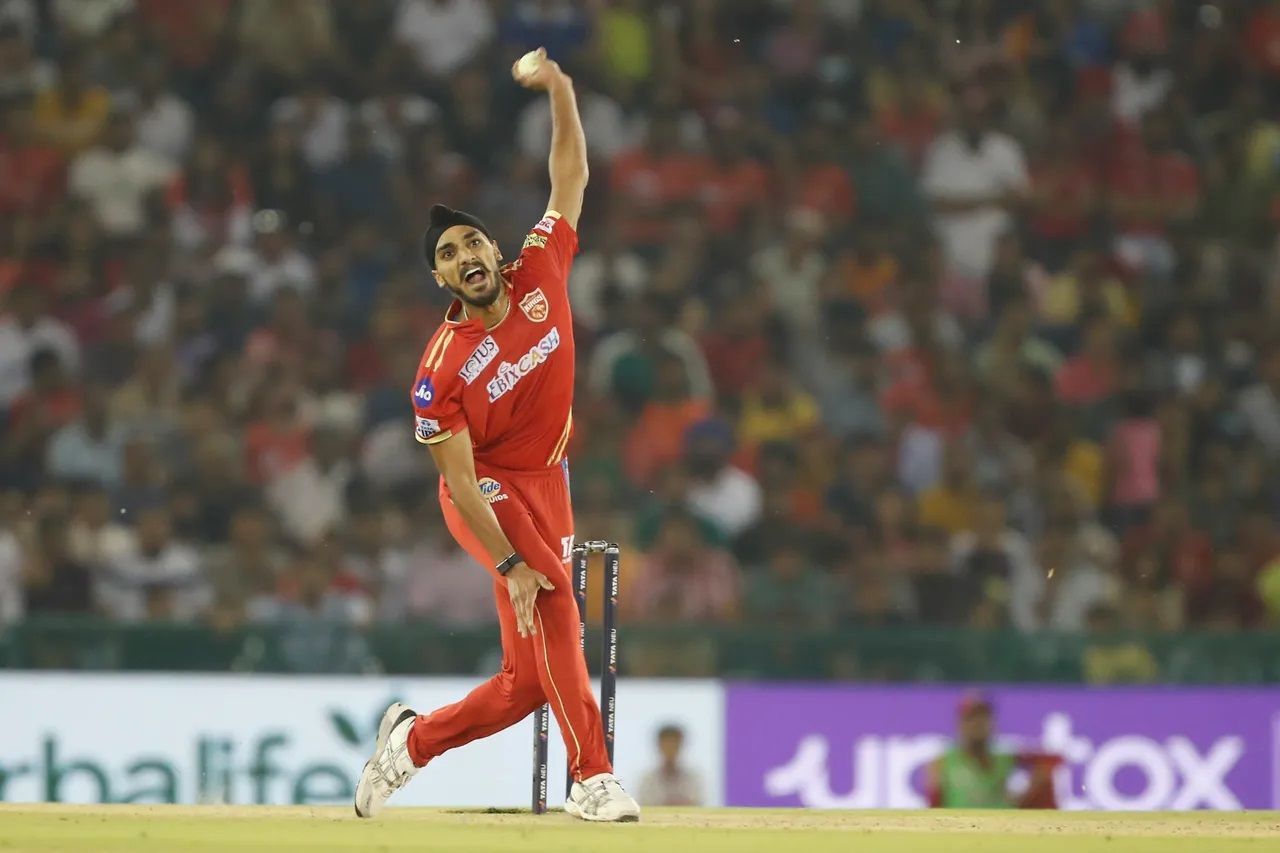 Arshdeep Singh had mixed returns for PBKS in IPL 2023. [P/C: iplt20.com]