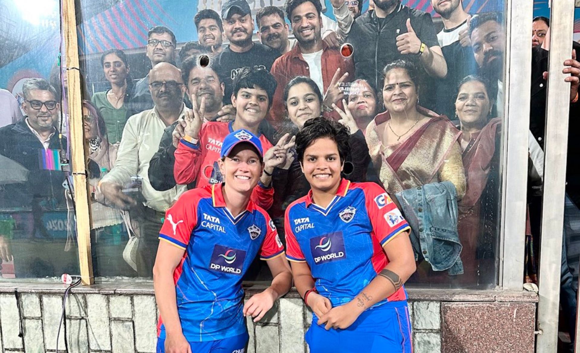 Meg Lanning and Shafali Verma after DC