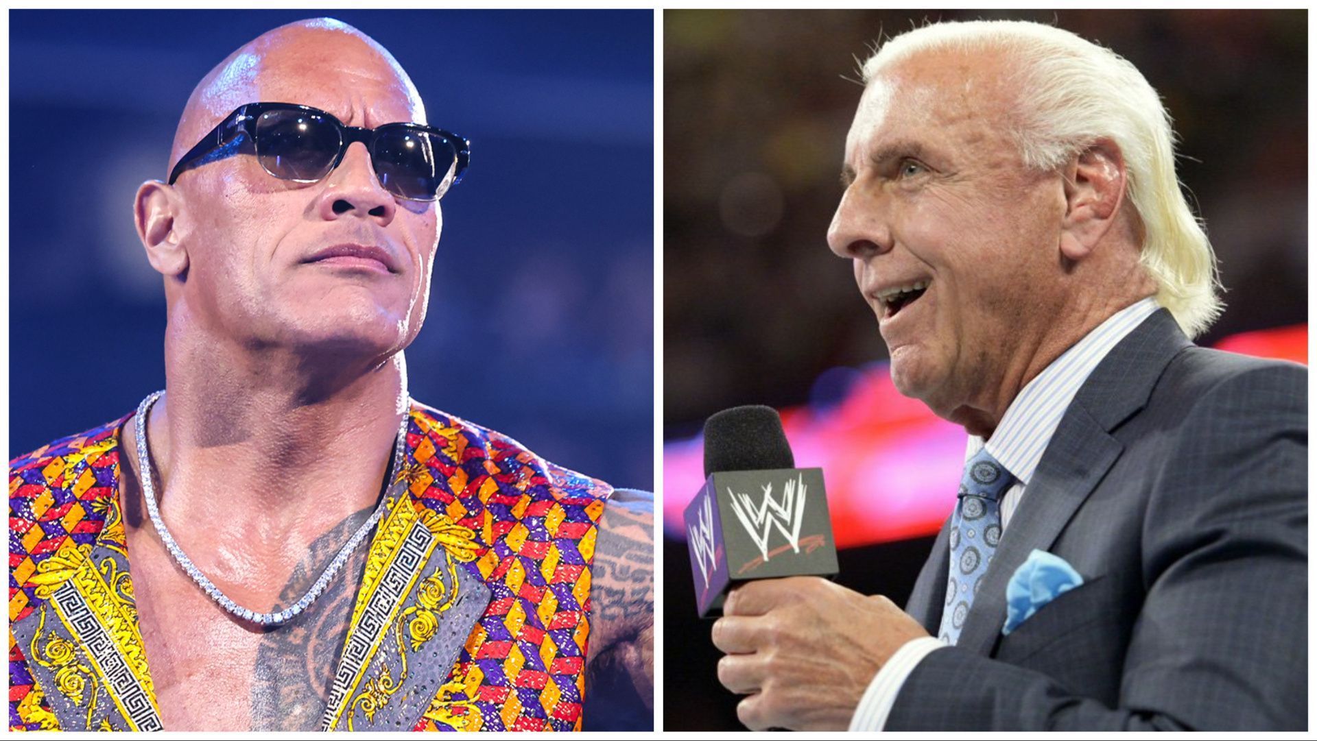 The Rock on WWE SmackDown, Ric Flair on WWE RAW