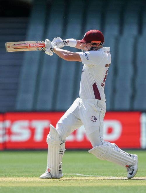 Matt Renshaw in action in the Sheffield Shield.