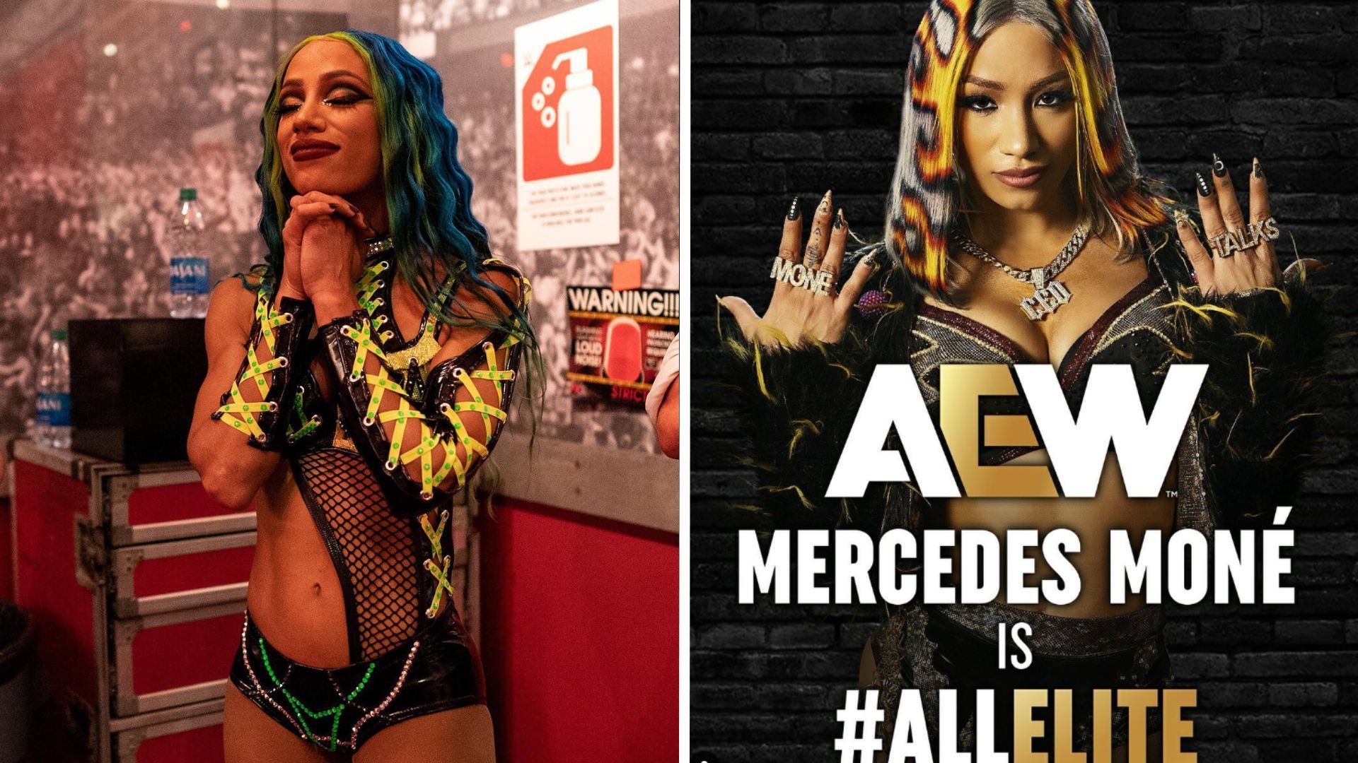 Former WWE Superstar Sasha Banks is now Mercedes Mone