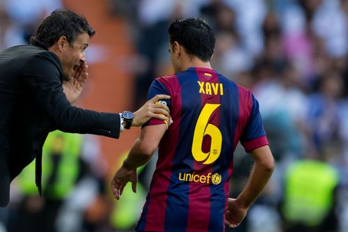 Xavi made 44 appearances under Luis Enrique.