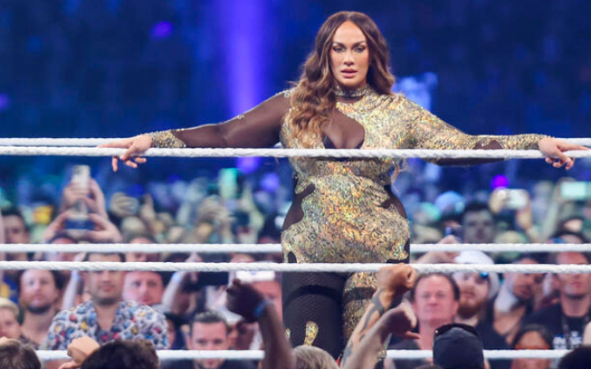 Nia Jax before her Elimination Chamber match with Rhea Ripley (Image source: WWE)