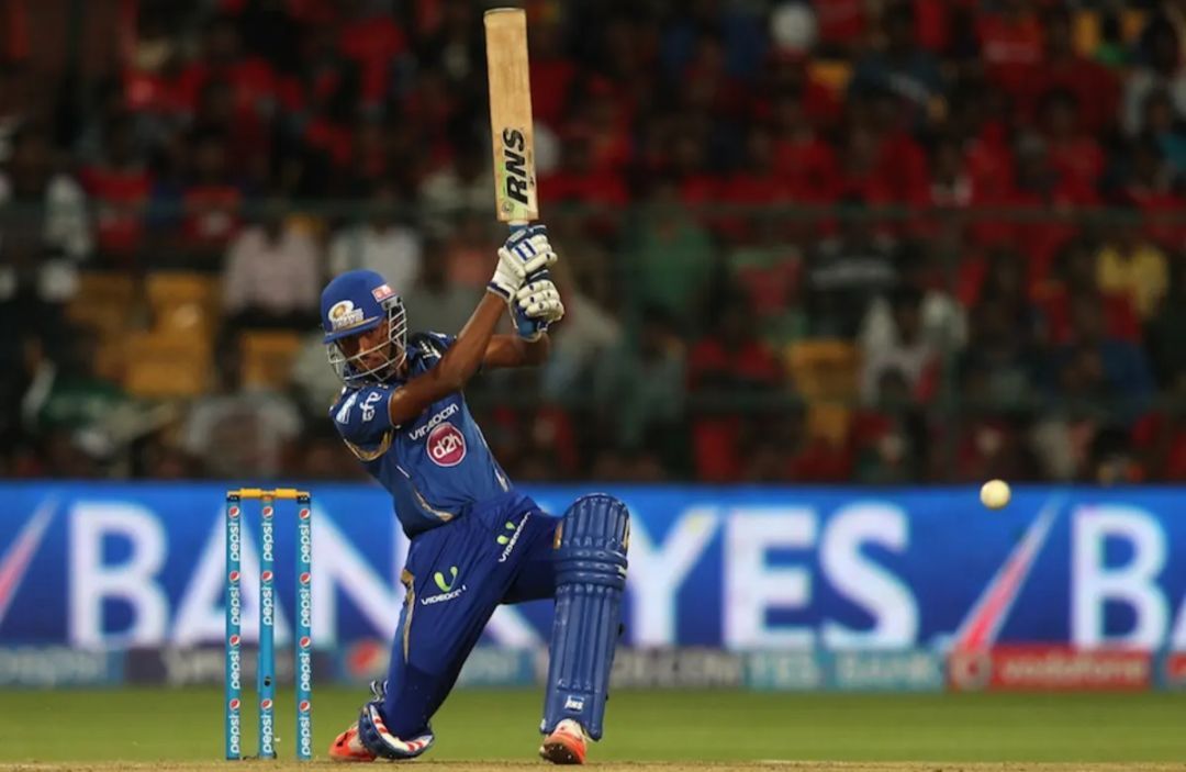 Hardik Pandya during his IPL debut