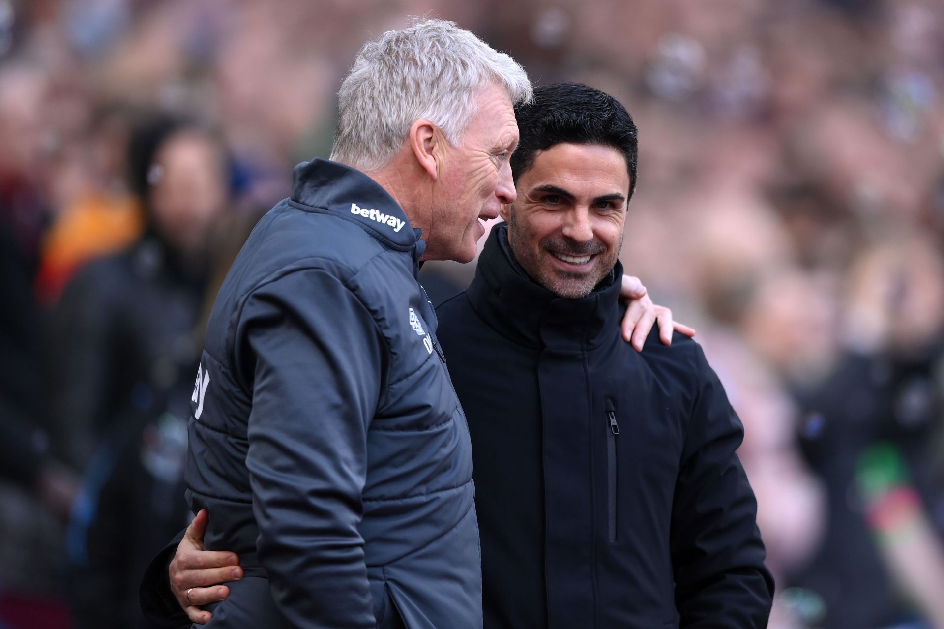 David Moyes coached Mikel Arteta at Everton.