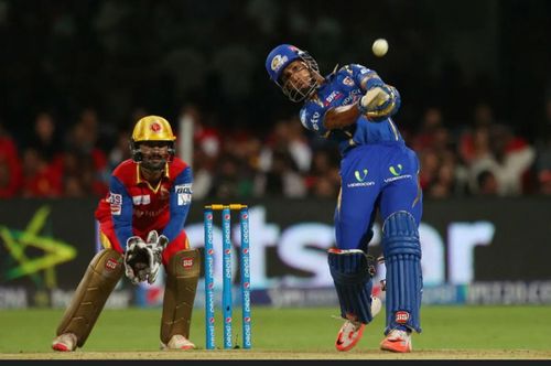 Lendl Simmons batting for MI