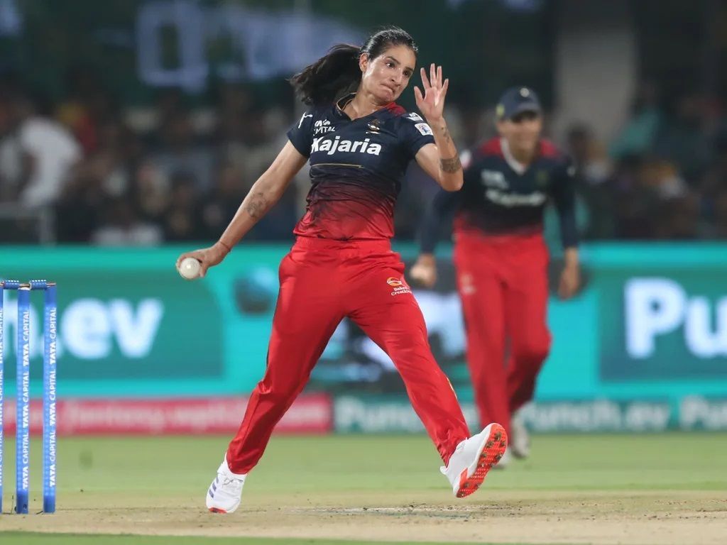 Renuka Singh has picked up two wickets in four games in WPL 2024. [P/C: wplt20.com]
