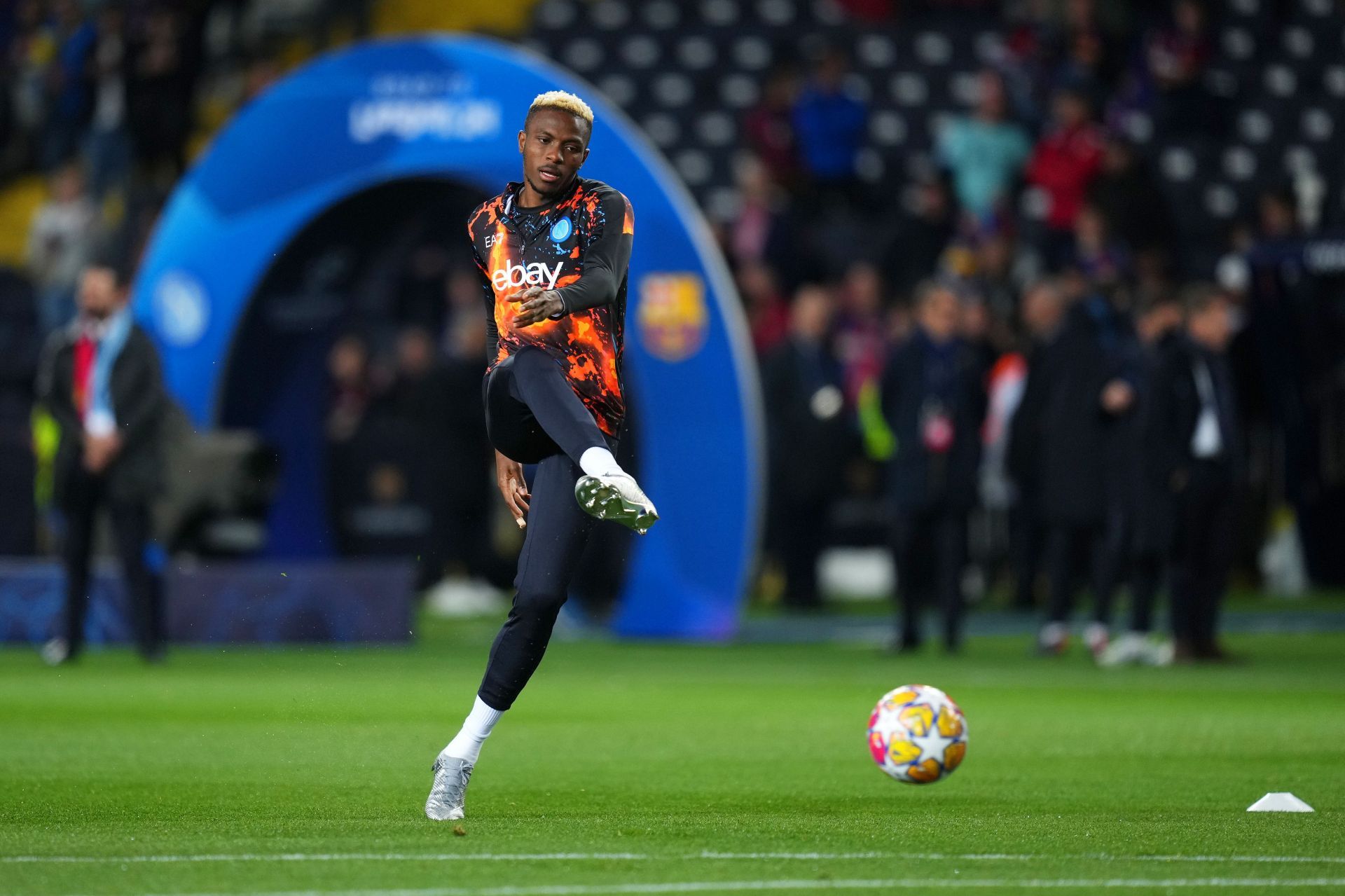 Victor Osimhen has admirers at the Emirates.