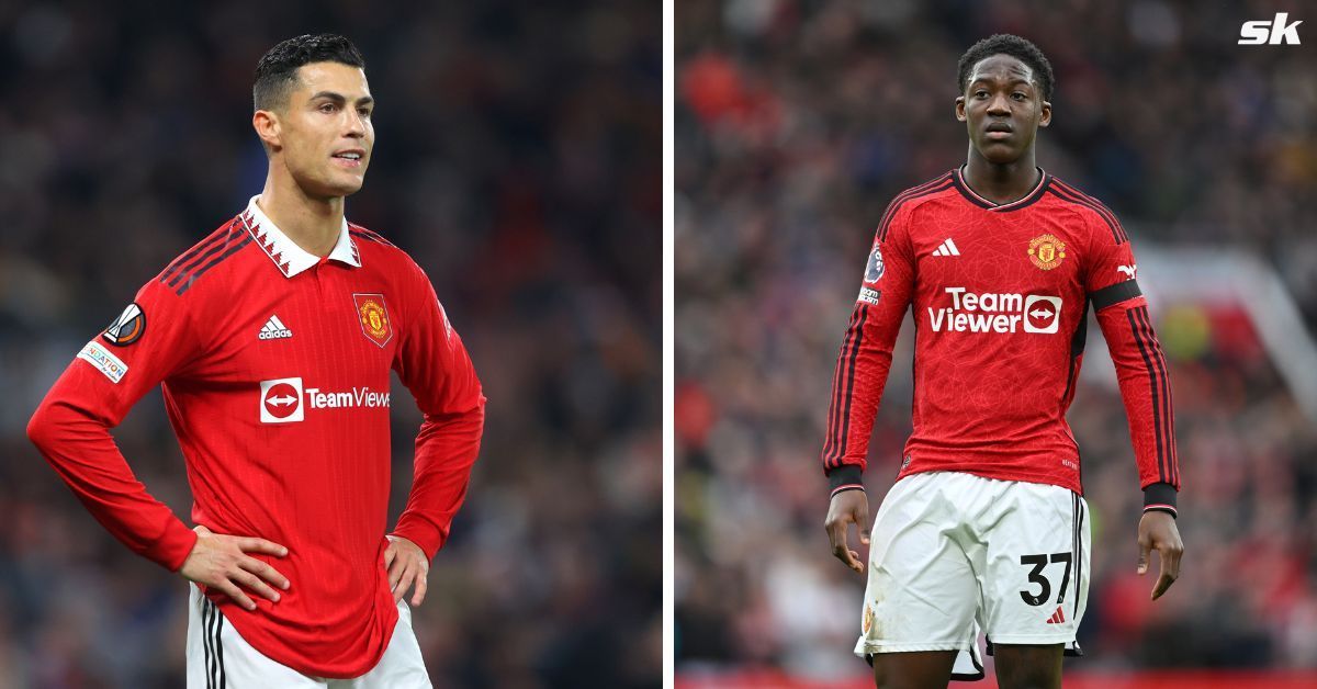 Kobbie Mainoo ignores Cristiano Ronaldo as he names his 3 biggest Manchester United idols
