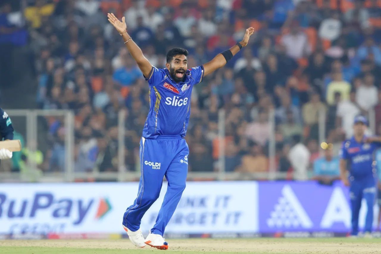 Jasprit Bumrah registered figures of 3/14 in four overs. [P/C: iplt20.com]