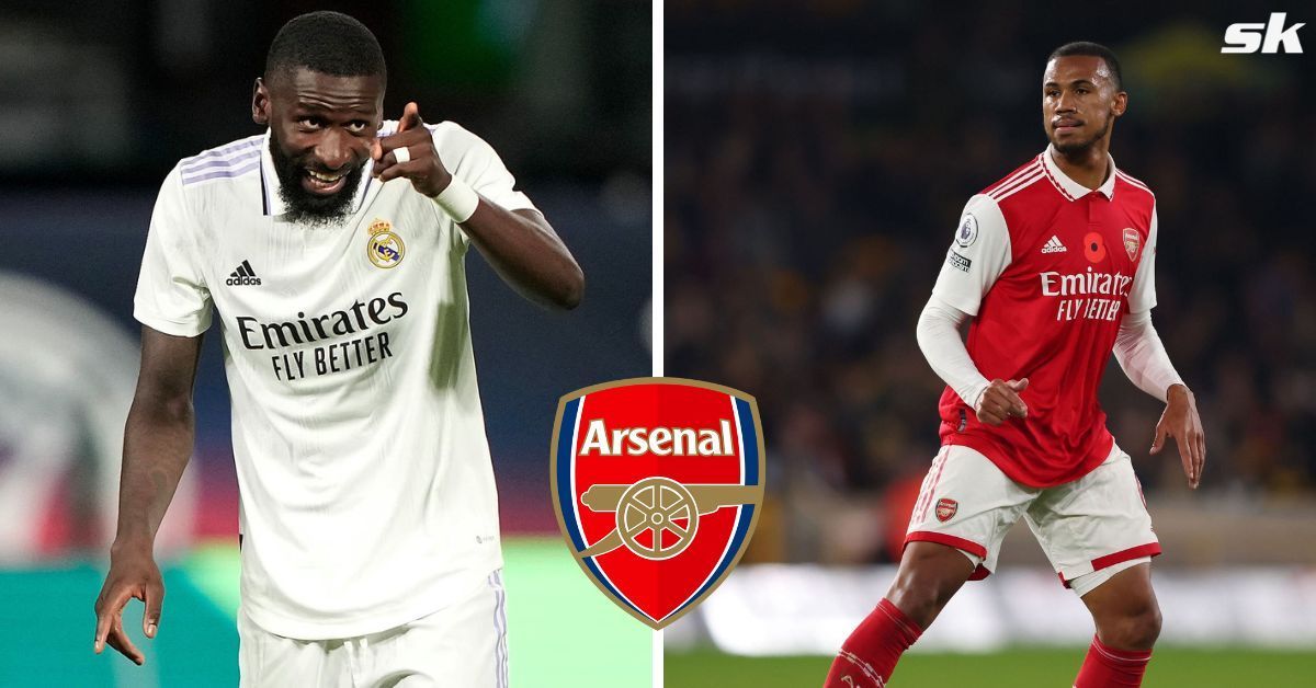 Antonio Rudiger and Gabriel Magalhaes