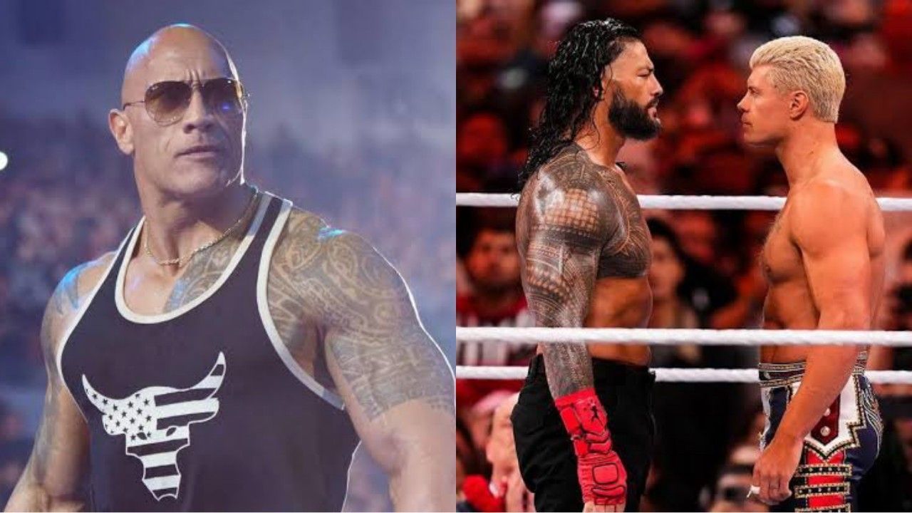 WWE दिग्गज द रॉक, रोमन रेंस और कोडी रोड्स 