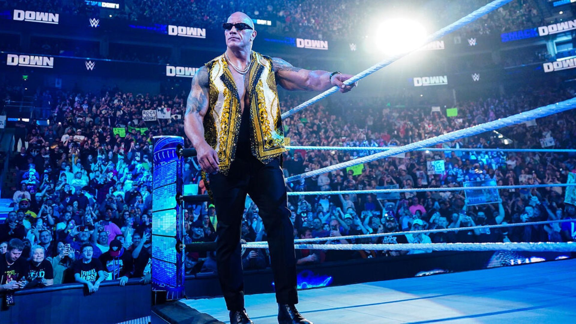 The Rock made an appearance on SmackDown