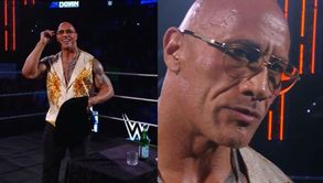 WWE SmackDown में थप्पड़ से बौखलाए The Rock ने अपने दुश्मन की उड़ाई धज्जियां, बेटे के खून से लथपथ बेल्ट देने का किया वादा