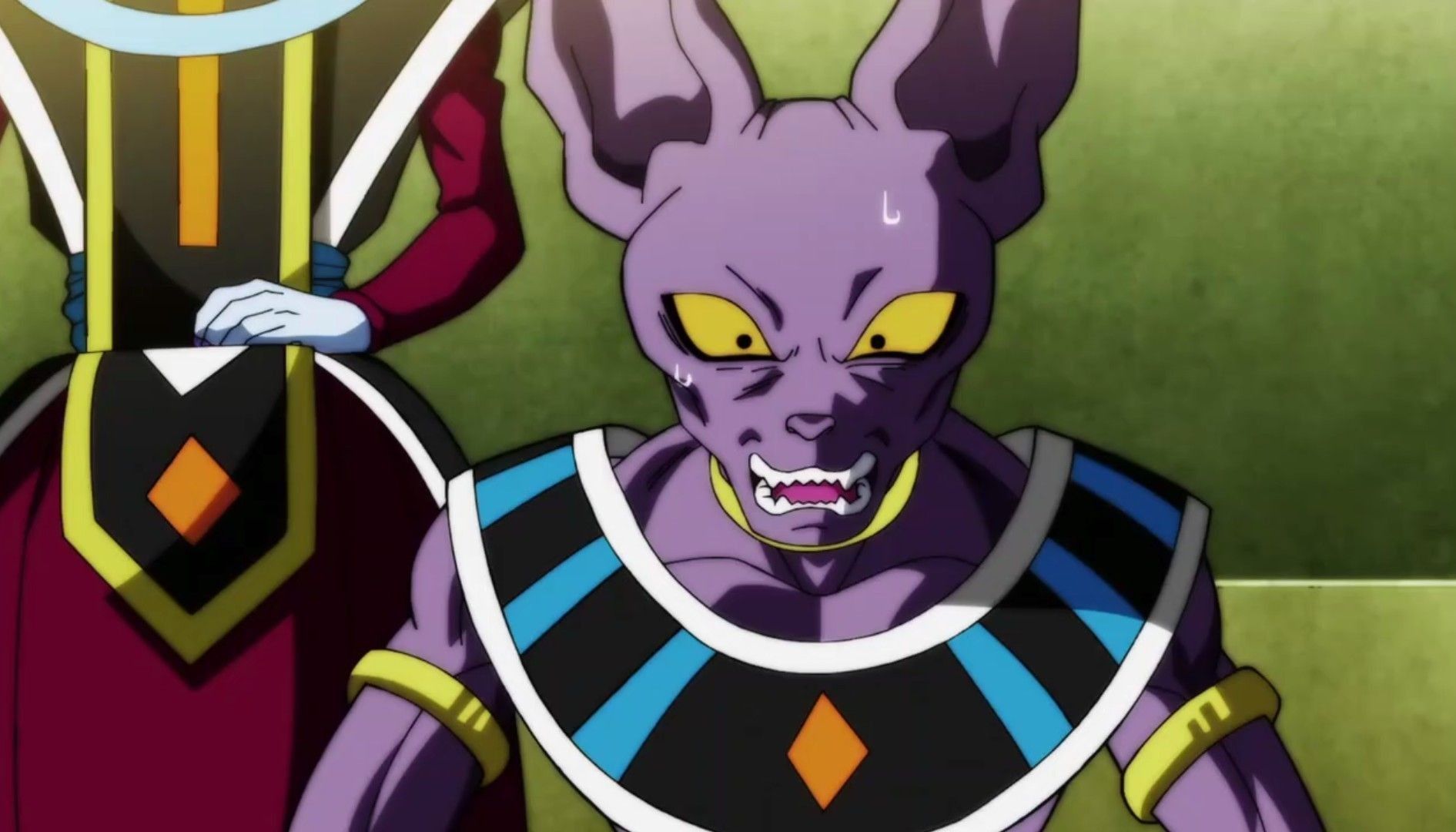 Beerus as seen in the anime (Image via Toei Animation)