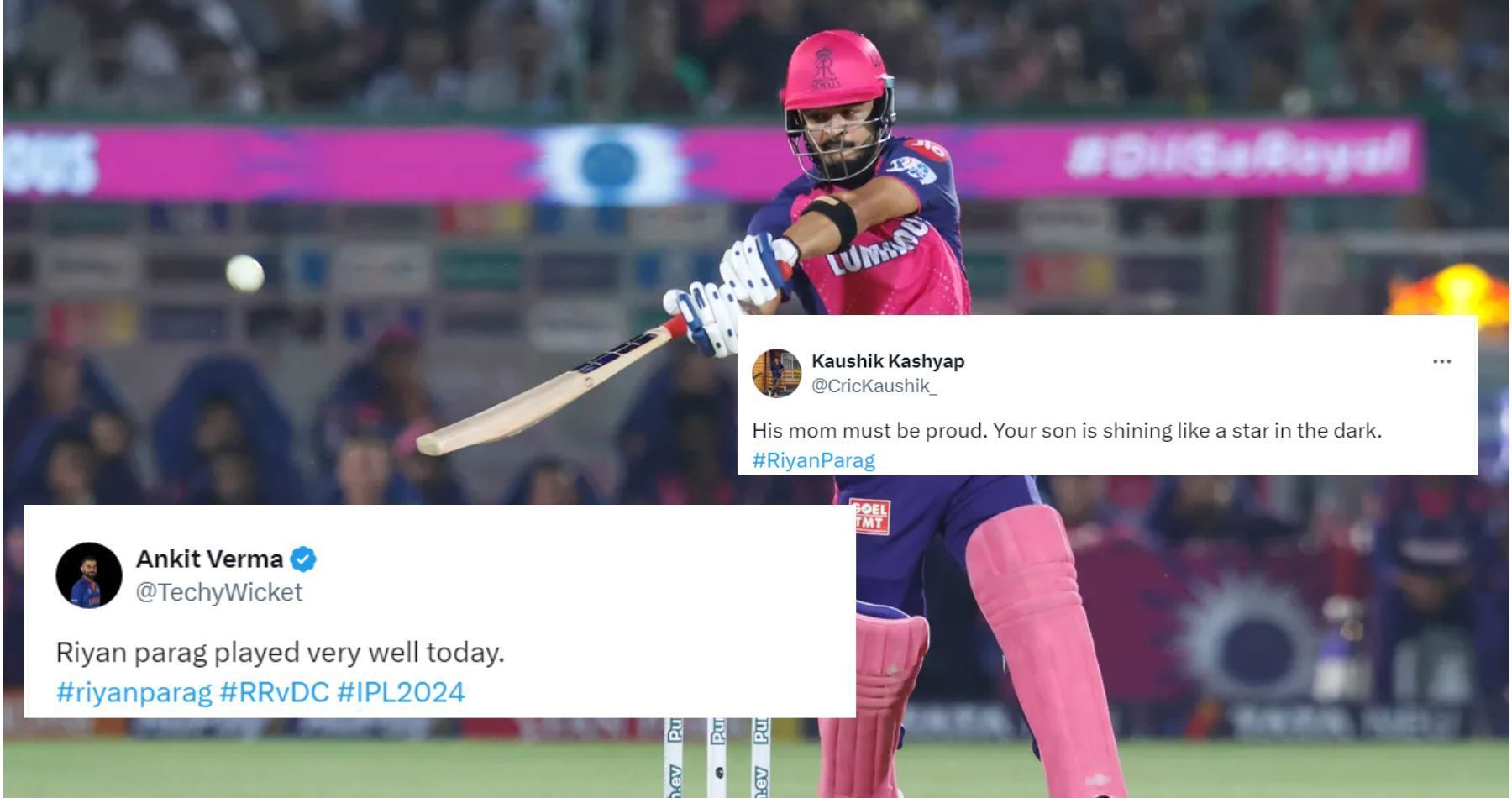 राजस्थान रॉयल्स ने दिल्ली कैपिटल्स को जीत के लिए 186 रनों का टारगेट दिया है (PC: Twitter)