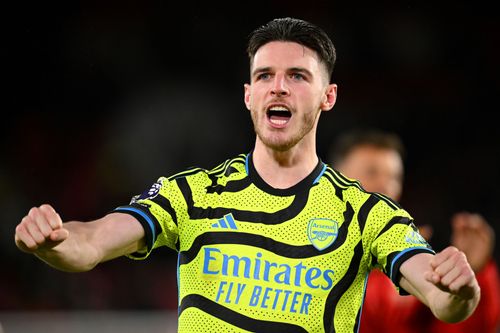 Declan Rice is looking to help Arsenal win the title for the first time since 2004.