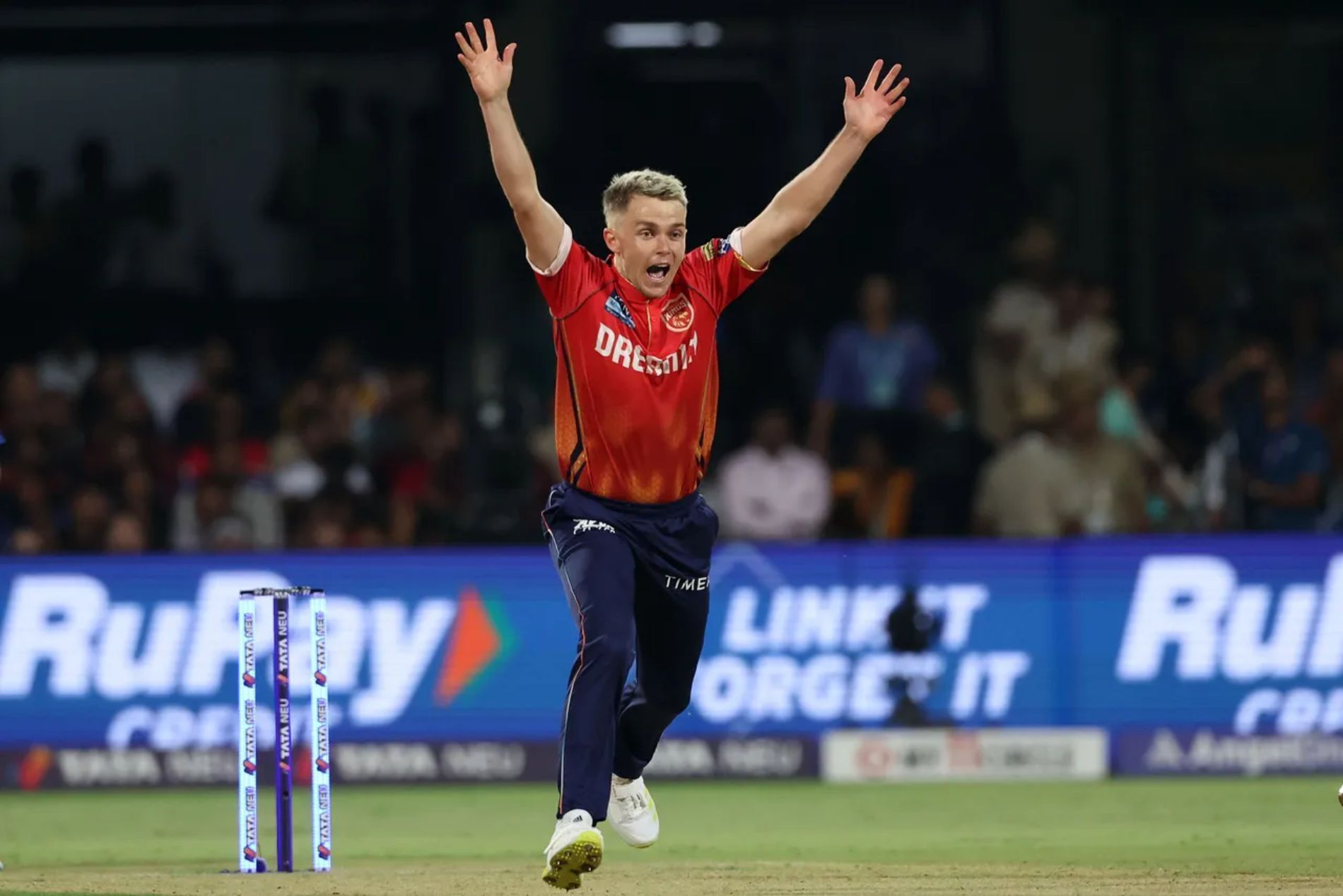 Sam Curran appeals for a wicket. (Pic: iplt20.com)