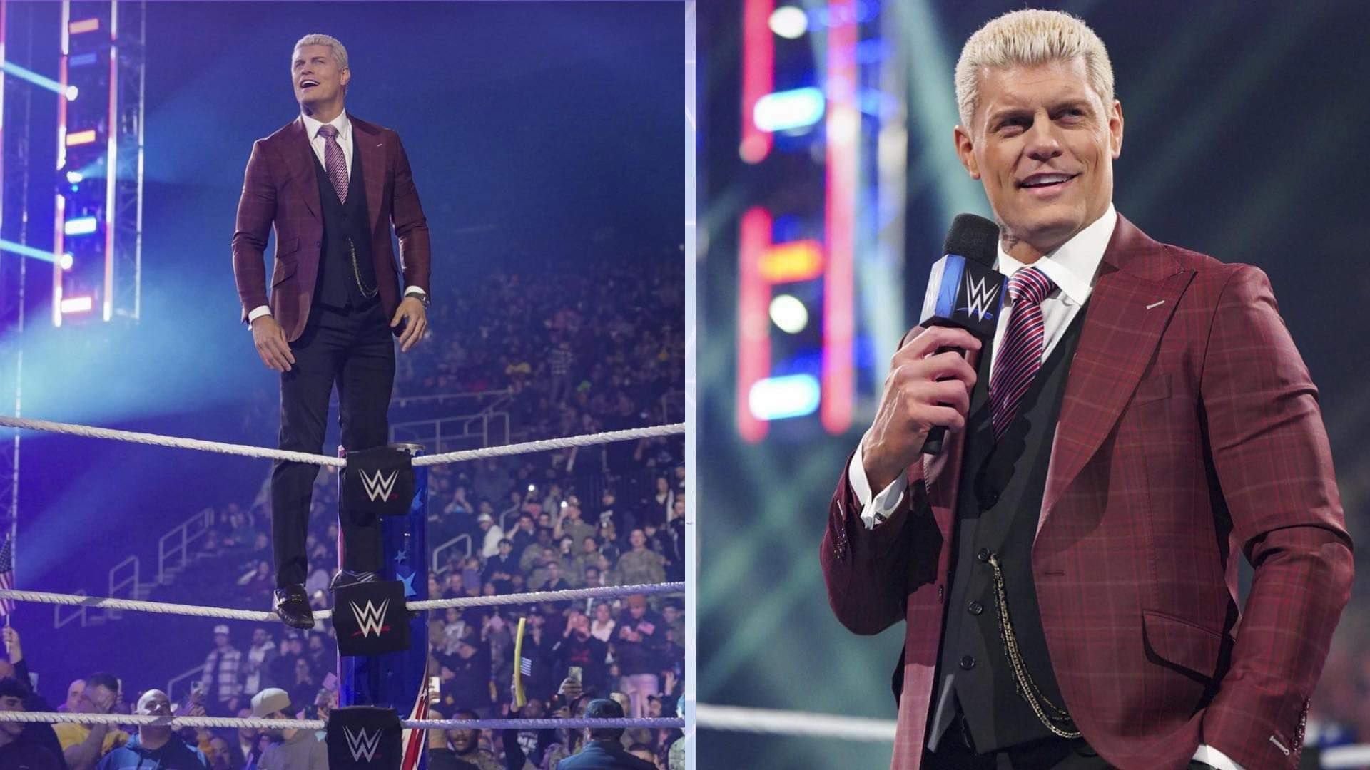 Cody Rhodes as seen at a WWE SmackDown event.