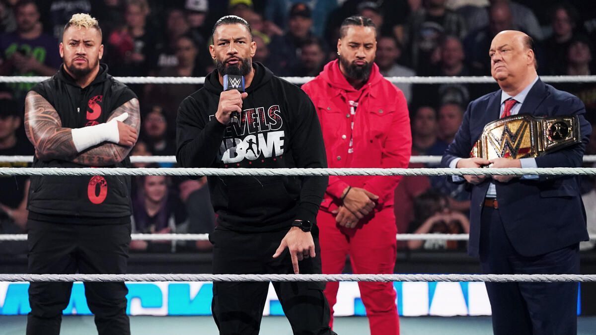 The Bloodline during a recent edition of SmackDown.