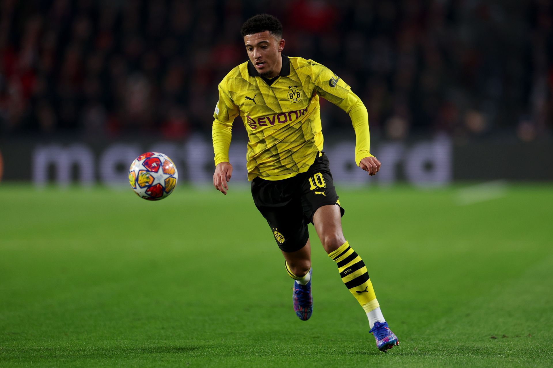 Jadon Sancho's future at Old Trafford remains unclear.